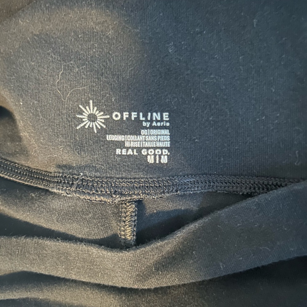 Aerie OFFLINE Midnight Black Leggings
